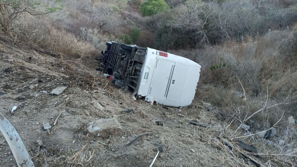 el autobús en el que viajaba un equipo de futbol cayó a un barranco en Jalisco