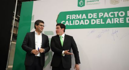 NL firma Pacto por la Calidad del Aire y pide mil 600 millones a la Federación