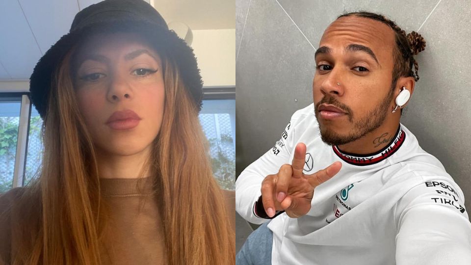 Surgen rumores sobre posible relación entre Shakira y Lewis Hamilton