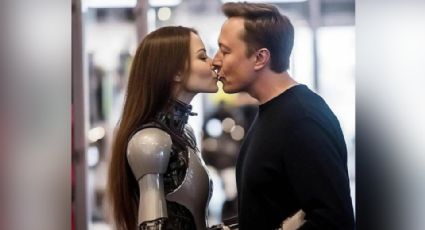 ¿Elon Musk besó a un robot? La verdad detrás de la foto viral