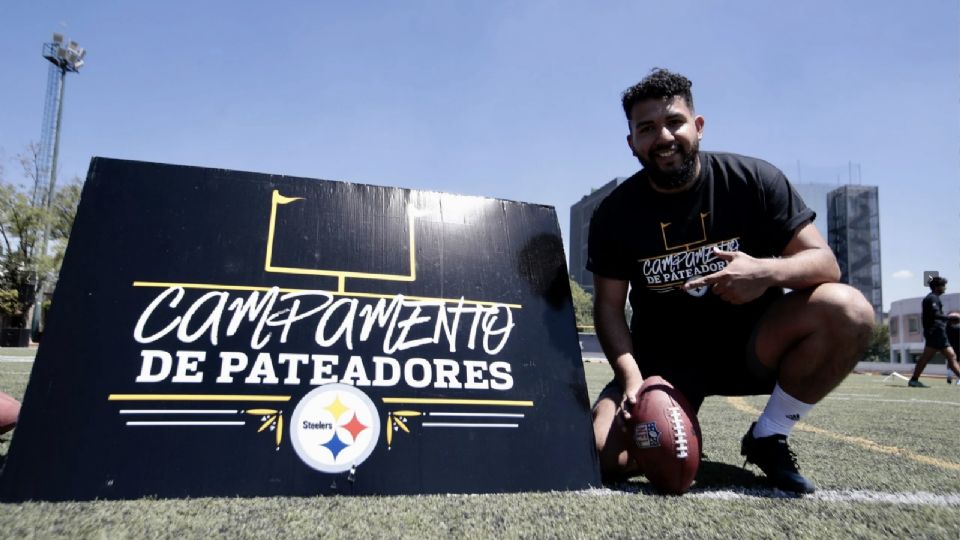 El mexicano Alfredo Gachúz participa en el campamento de novatos de los Pittsburg Steelers, de cara a la nueva temporada de la NFL