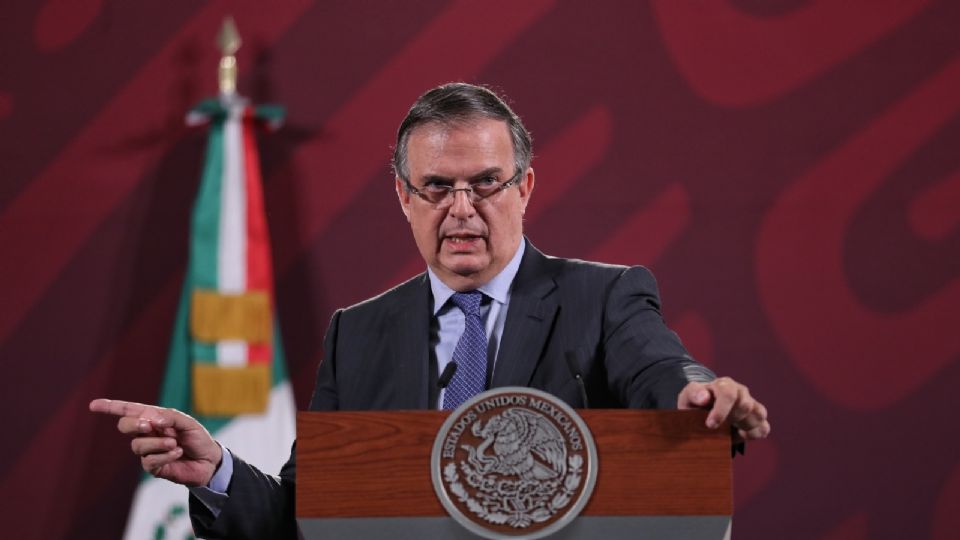 El secretario de Relaciones Exteriores, Marcelo Ebrard.