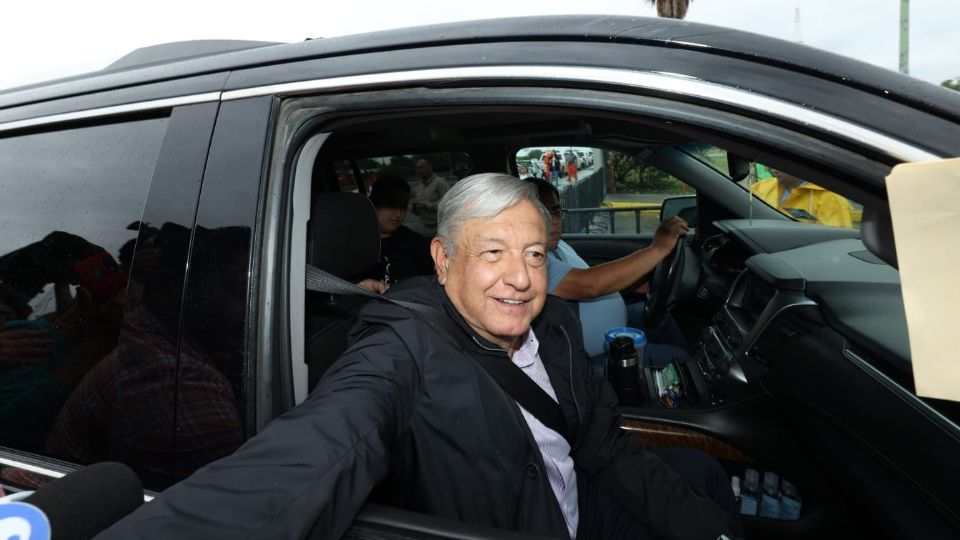 López Obrador en Monterrey.