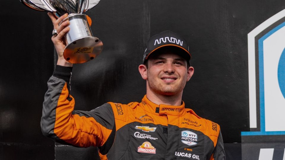 Pato O'Ward, terminó segundo en el GMR Grand Prix de Indianápolis para mantenerse en el segundo lugar del Campeonato de Pilotos de la IndyCar