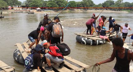 La Frontera sur de México esta sin seguridad y abierta al paso de migrantes