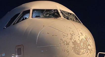 Tormenta quiebra parabrisas de avión que venía a Monterrey; aterriza de emergencia en Torreón