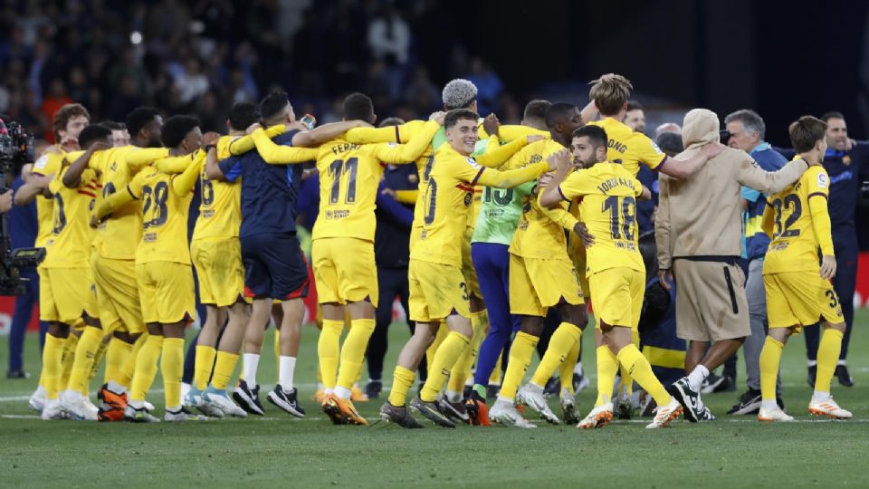 Barcelona conquistó su título el título de LaLiga con una victoria como visitante ante Espanyol