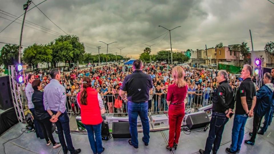 El municipio de Apodaca, a cargo del priista, César Garza, tuvo 12 eventos en diversas colonias.