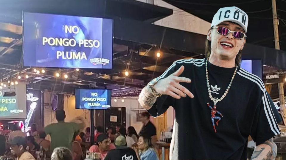 Restaurante se niega a poner música de Peso Pluma