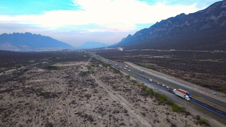 Terreno donde se construirá Tesla en Nuevo León.