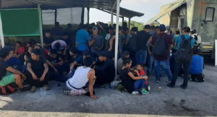 Rescatan a 139 migrantes; iban en tráiler por la carretera Monterrey - Reynosa