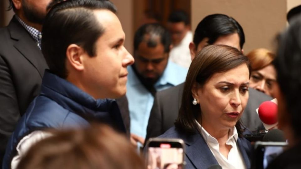 Alcalde de San Nicolás, Daniel Carrillo y la alcaldesa de Guadalupe Cristina Díaz.