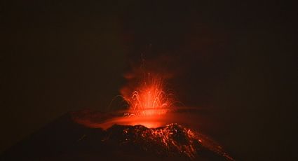 Volcán Popocatépetl registra intensa actividad