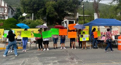 Protesta colectivo 'No Más Hijos Rehenes' en Monterrey