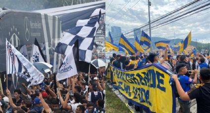 Clásico Regio: Aficiones cobijan a sus equipos antes del partido