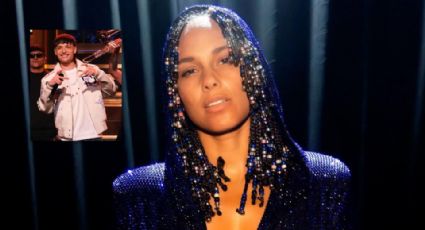 Alicia Keys se pone 'bélica' y canta 'Ella baila sola' de Peso Pluma