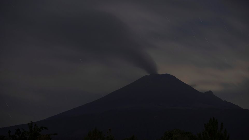 Volcán Popocatépetl.