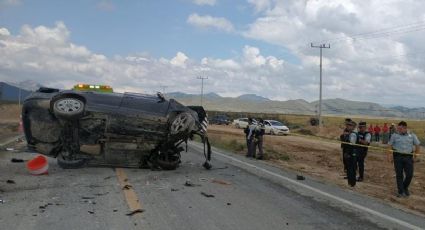 Muere hombre tras choque en Galeana