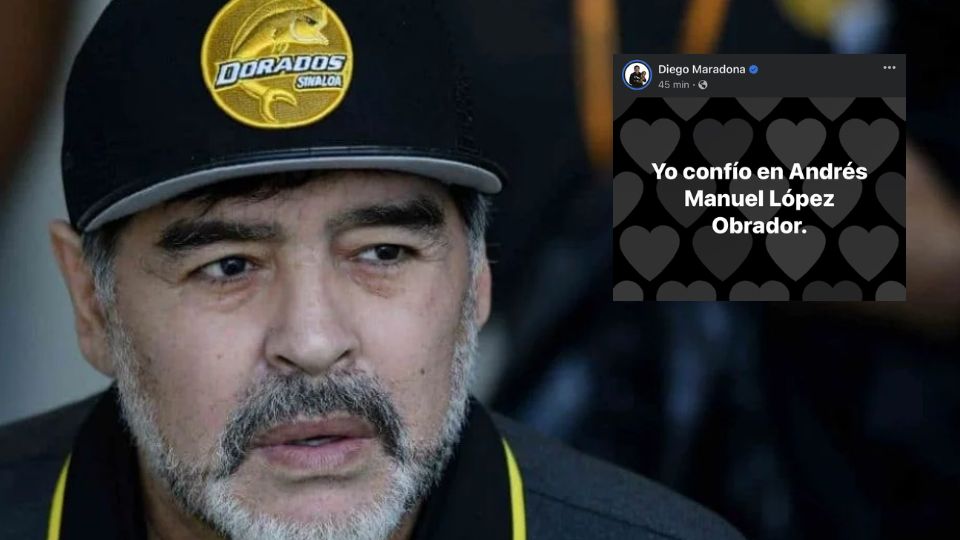 Hackean Facebook de Diego Maradona