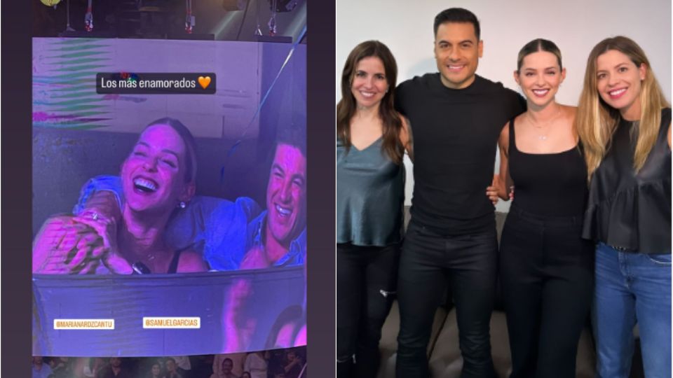 Mariana Rodríguez acudió al concierto de Carlos Rivera, junto a su esposo el gobernador Samuel García