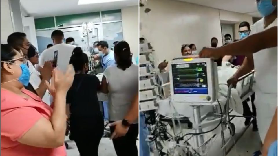 Personal médico en Torreón aplaude a niña que donó sus órganos