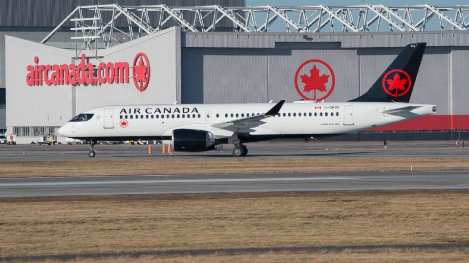 Avión de Air Canada.