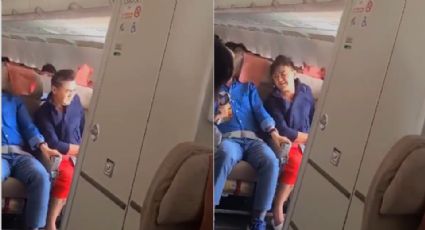 Video: Pasajero abre la puerta de emergencia de un avión en pleno vuelo; hay 12 heridos