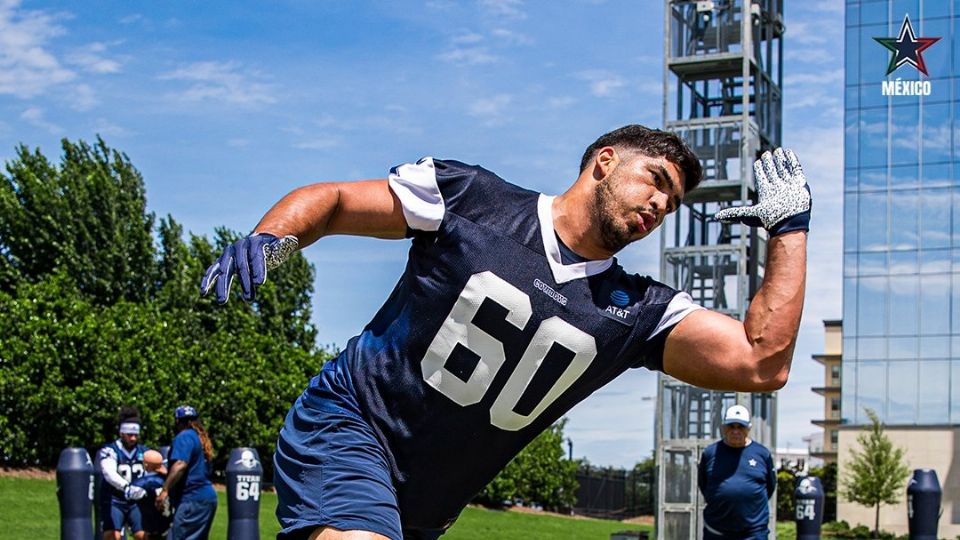 Isaac Alarcón sueña que cambio de posición le ayude a jugar en los Cowboys