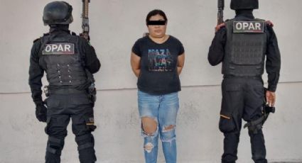 Detienen a mujer por posesión de mariguana y arma larga en Apodaca