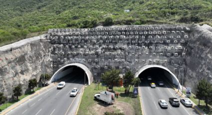 Monterrey rehabilita fachada del Túnel de la Loma Larga