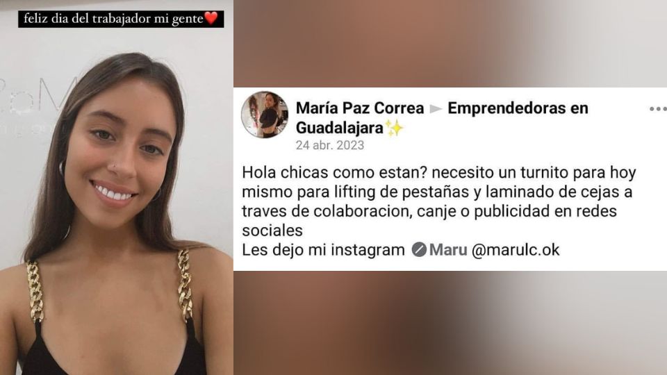 Maru, influencer de Guadalajara.