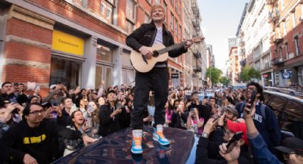 Ed Sheeran festeja con concierto en la calle tras ganar juicio por plagio