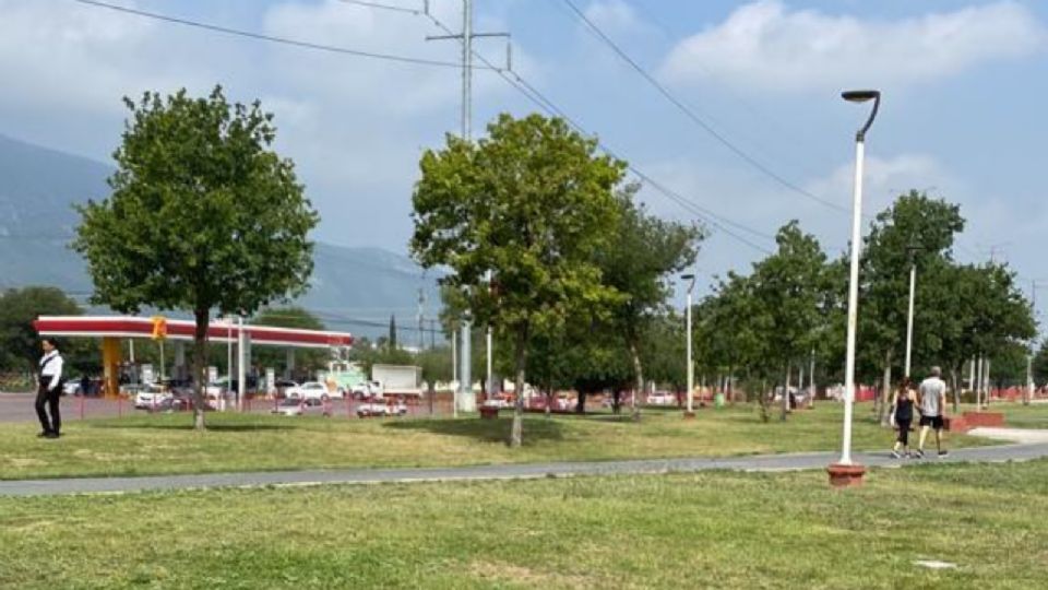 Parque público de Escobedo.