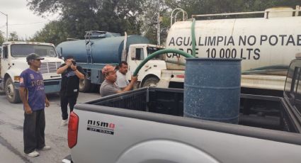 Brinda Cadereyta apoyo a colonias afectadas por cortes de agua