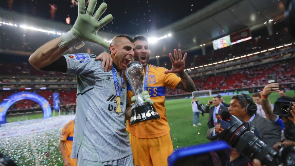 Nahuel Guzmán y André-Pierre Gignac han ganado cinco campeonatos de Liga MX con Tigres