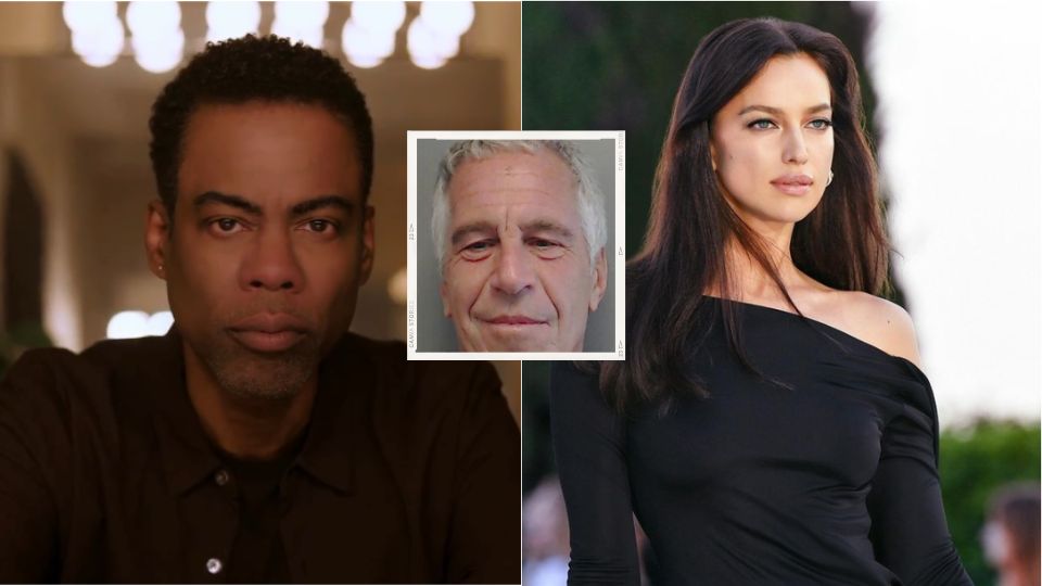 El comediante Chris Rock, la modelo Irina Shayk son vinculados con Jeffrey Epstein