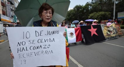 Activistas y víctimas marchan a 52 años del 'Halconazo' en CDMX