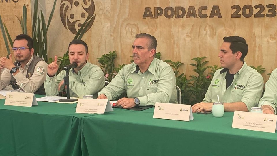 El alcalde de Apodaca César Garza Villarreal.