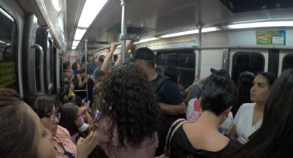 Usuarios de Metrorrey sufren por falta de aire acondicionado en los vagones