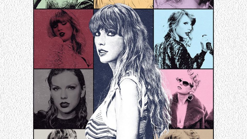 Taylor Swift en el arte oficial de 'The Eras Tour'.