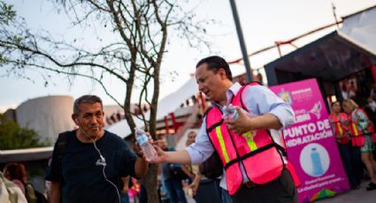 Políticos de NL aprovechan onda de calor para hacerse notar en la ciudad