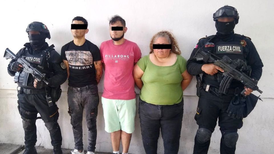 Personas detenidas tras operativos en Guadalupe y Juárez.