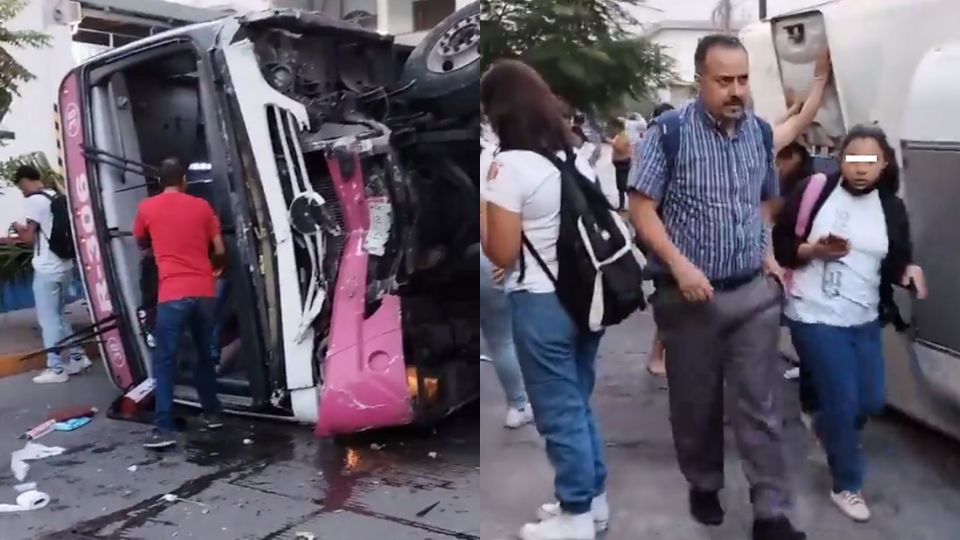 Accidente de camión en Santa Catarina