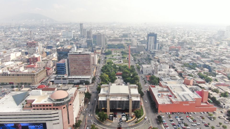 Zona del centro de Monterrey.