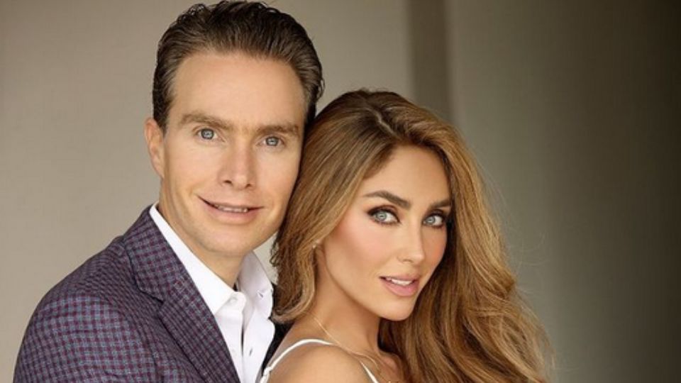 Anahí junto a su esposo Manuel Velasco