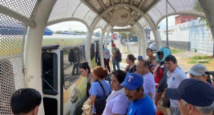 Protesta por falta de luz provoca caos en la estación Talleres del transmetro