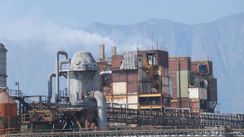 Empresa contaminante en Nuevo León.