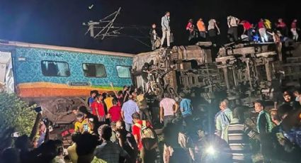 Choque entre trenes deja 233 muertos y 900 heridos en India