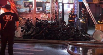 Incendio en tienda de bicicletas eléctricas deja 4 muertos en Nueva York