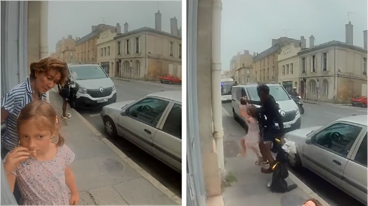 VIDEO: Hombre intentó secuestrar a niña en Francia tras sacarla de su casa